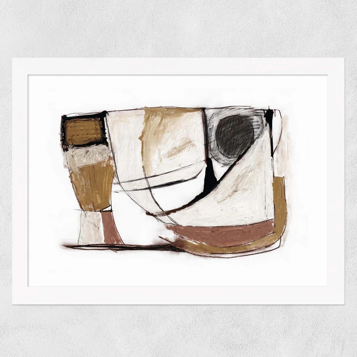 Mixed Media Wide White Frame