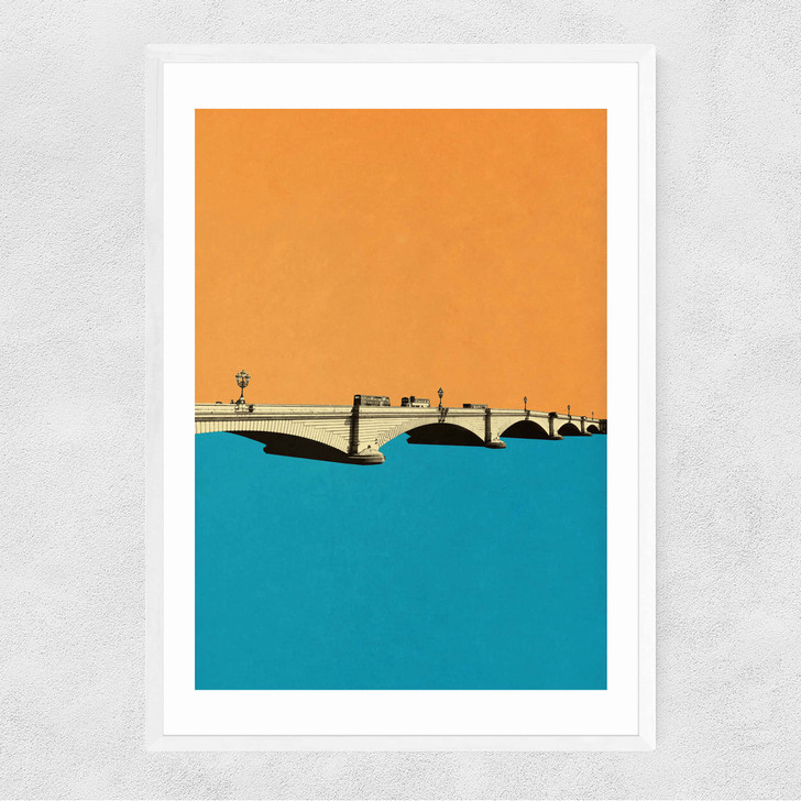 Putney Bridge Narrow White Frame Putney Bridge Narrow White Frame