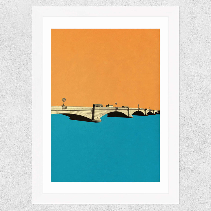 Putney Bridge Wide White Frame