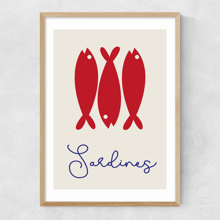 Sardines Narrow Oak Frame Sardines Narrow Oak Frame