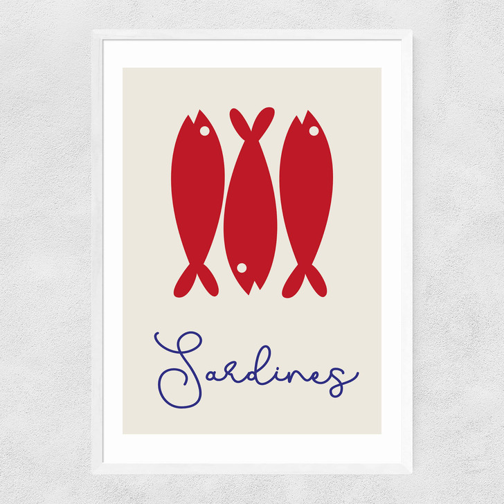 Sardines Narrow White Frame Sardines Narrow White Frame
