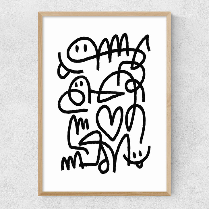 Klottra Narrow Oak Frame Klottra Narrow Oak Frame