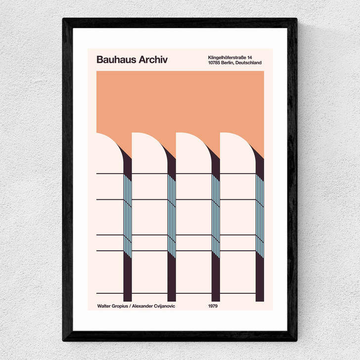 Bauhaus Archive Medium Black Frame Bauhaus Archive Medium Black Frame