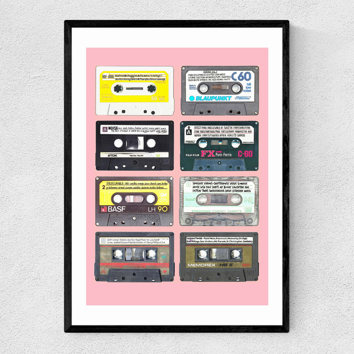 Mixtapes Narrow Black Frame
