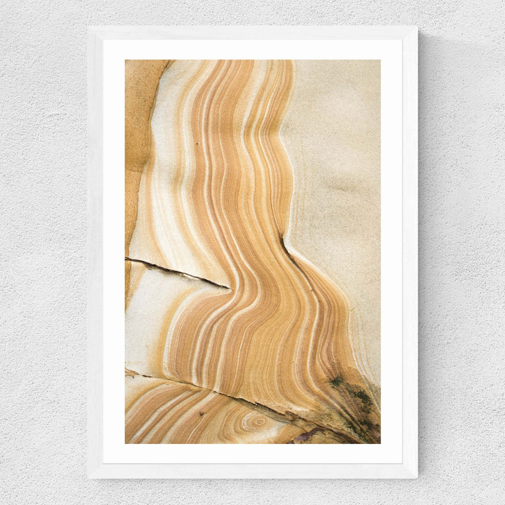 Sandstone Medium White Frame Sandstone Medium White Frame