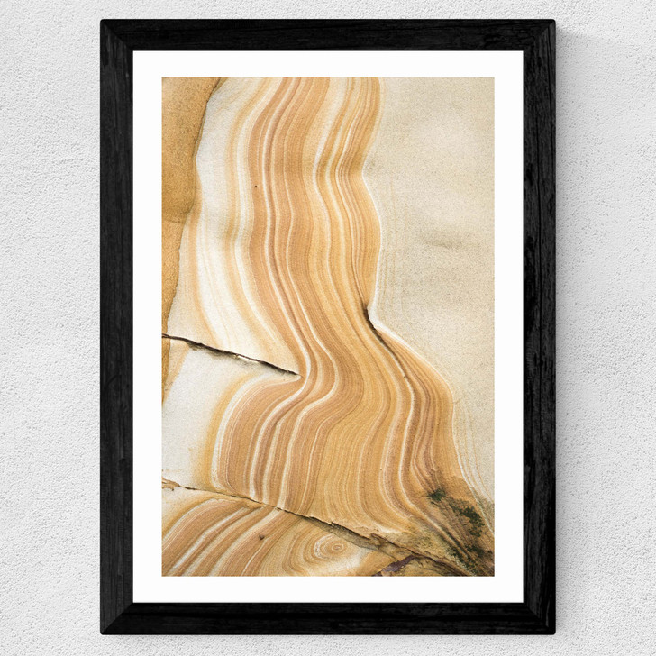 Sandstone Wide Black Frame
