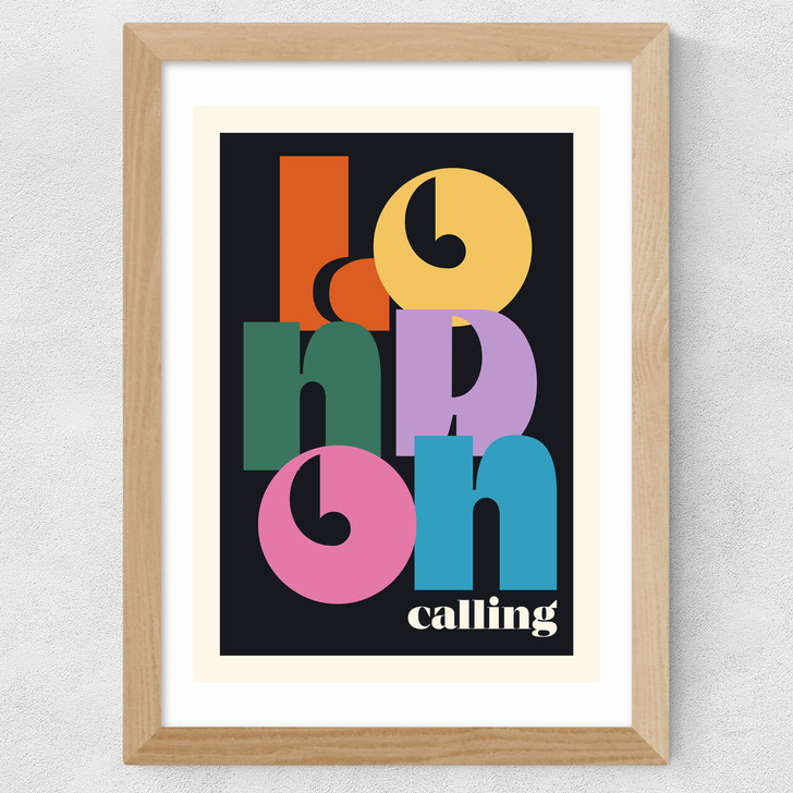 London Calling Wide Oak Frame