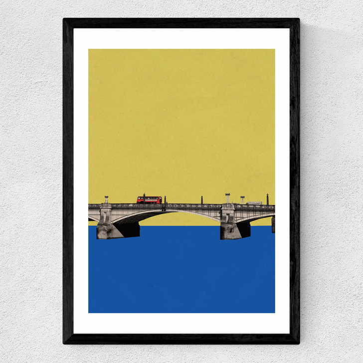 Lambeth Bridge Medium Black Frame Lambeth Bridge Medium Black Frame
