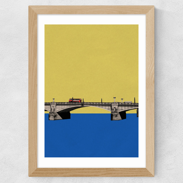 Lambeth Bridge Wide Oak Frame Lambeth Bridge Wide Oak Frame