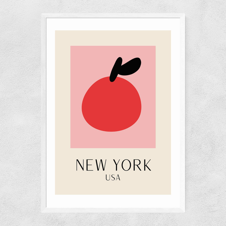 New York by Inoui Narrow White Frame New York by Inoui Narrow White Frame