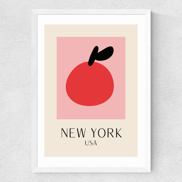 New York by Inoui Medium White Frame New York by Inoui Medium White Frame