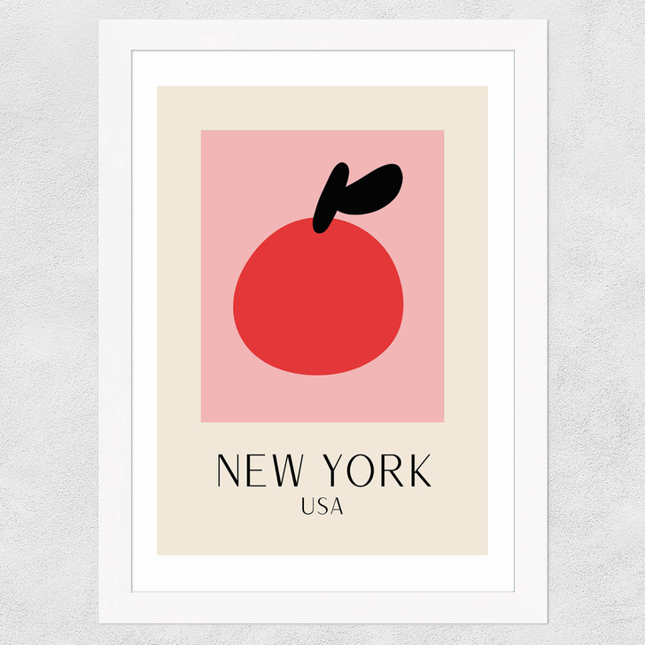 New York by Inoui Wide White Frame New York by Inoui Wide White Frame