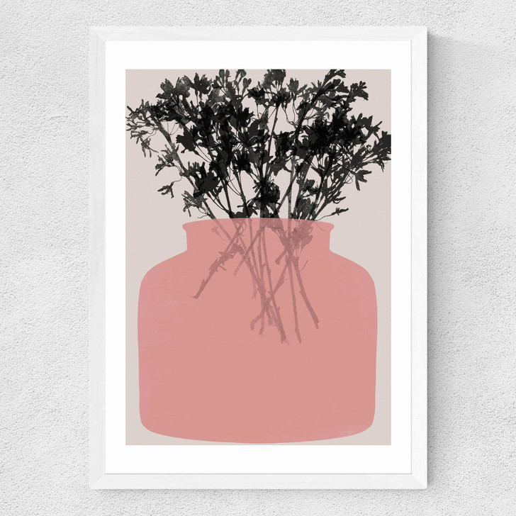 Gatherings 1 Medium White Frame