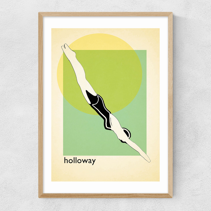 Holloway Lido Narrow Oak Frame Holloway Lido Narrow Oak Frame