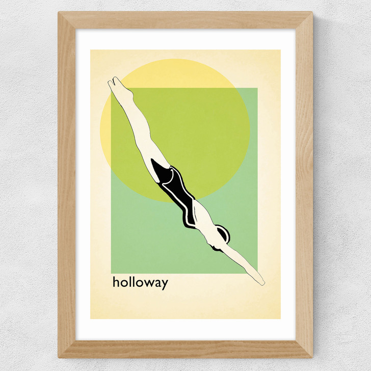 Holloway Lido Wide Oak Frame
