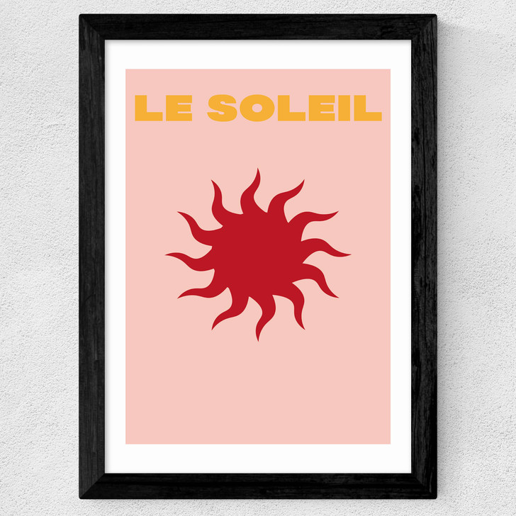 Le Soleil by Inoui Wide Black Frame