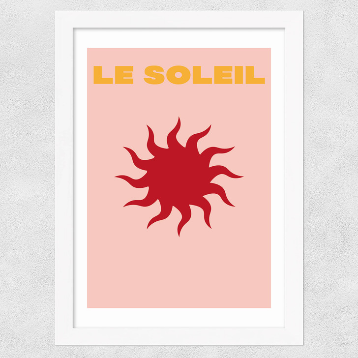Le Soleil by Inoui Wide White Frame