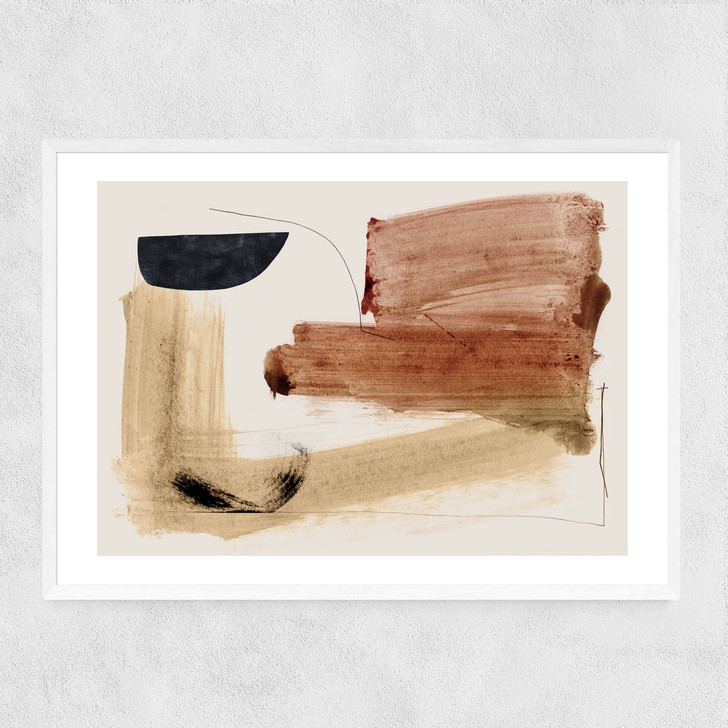 Mind Narrow White Frame