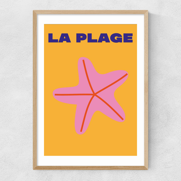 La Plage Narrow Oak Frame