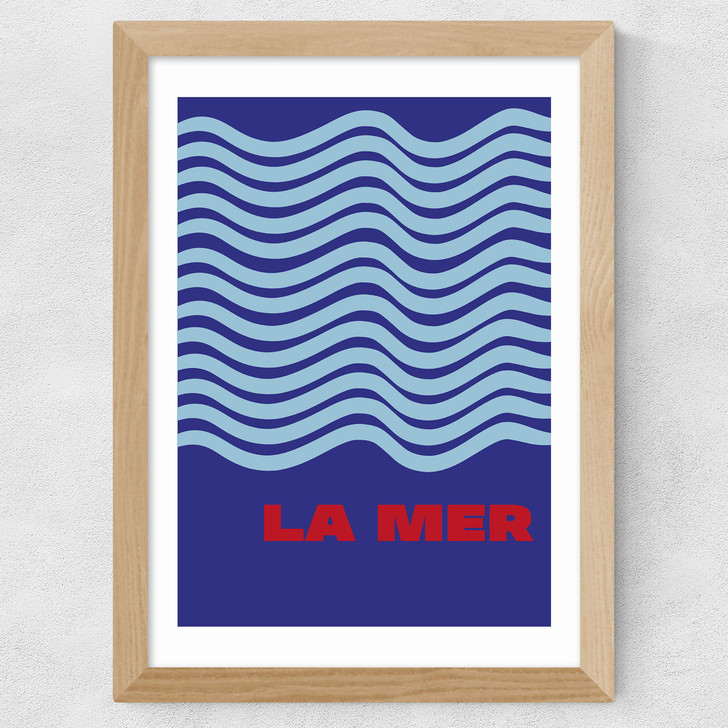 La Mer Wide Oak Frame La Mer Wide Oak Frame