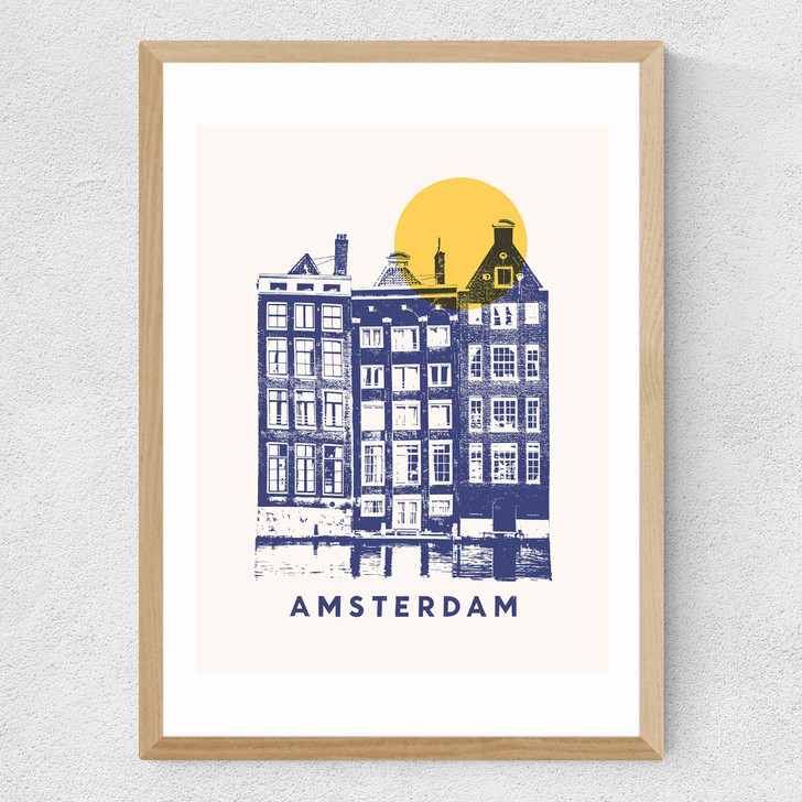 Amsterdam by Florent Bodart Medium Oak Frame