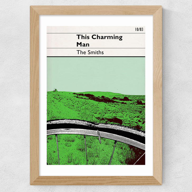 This Charming Man - The Smiths Wide Oak Frame