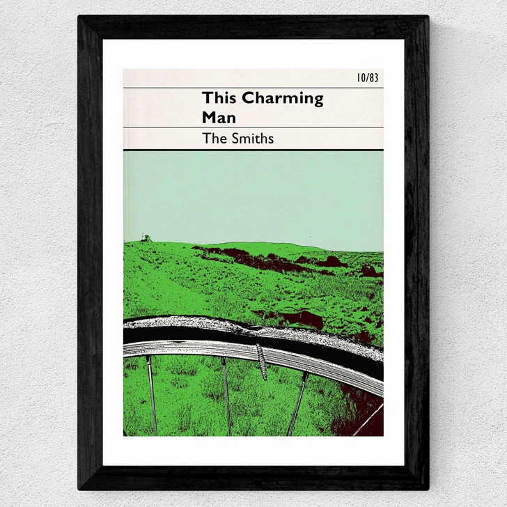 This Charming Man - The Smiths Wide Black Frame