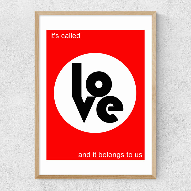 Thieves Like Us - New Order Narrow Oak Frame Thieves Like Us - New Order Narrow Oak Frame