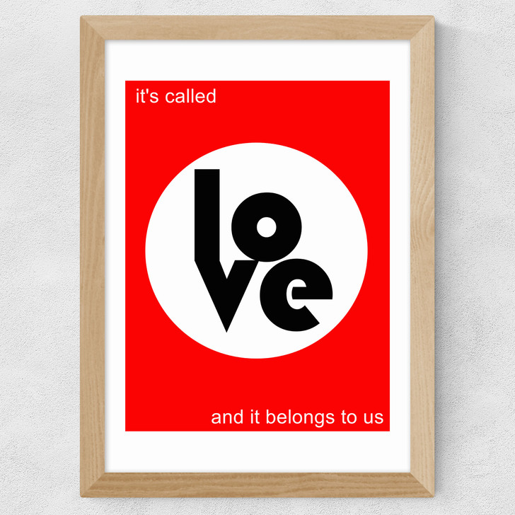 Thieves Like Us - New Order Wide Oak Frame Thieves Like Us - New Order Wide Oak Frame