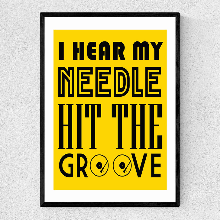 She Bangs The Drum - The Stone Roses Narrow Black Frame