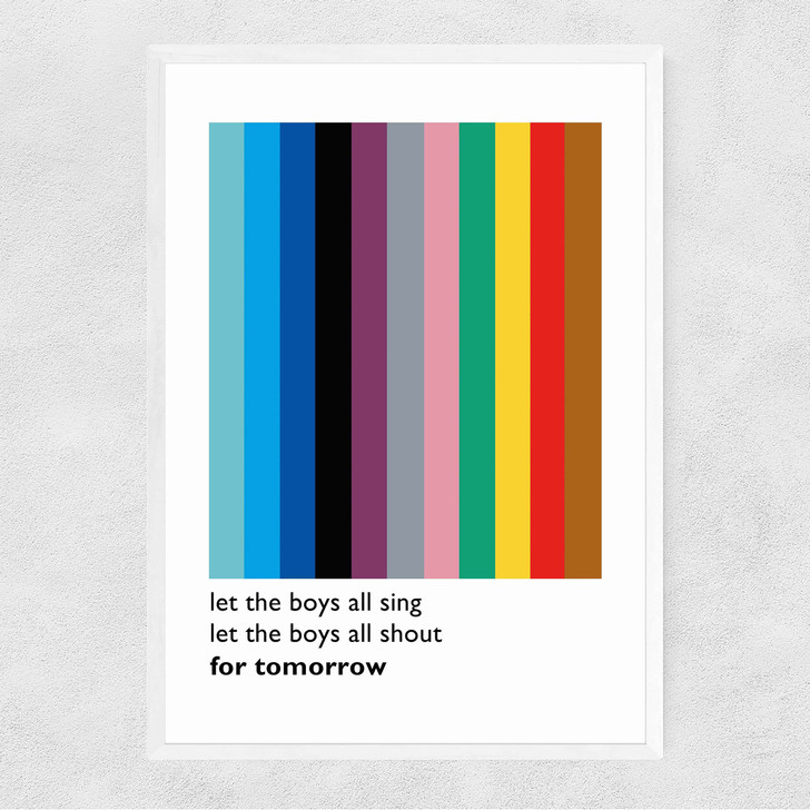 Going Underground - Jam Narrow White Frame