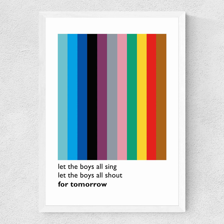 Going Underground - Jam Medium White Frame