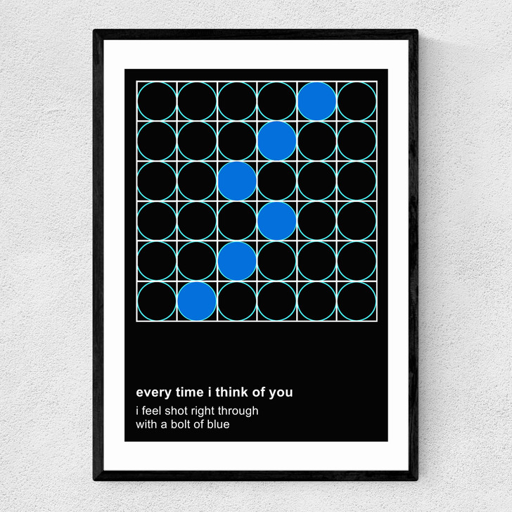 Bizarre Love Triangle - New Order Narrow Black Frame Bizarre Love Triangle - New Order Narrow Black Frame