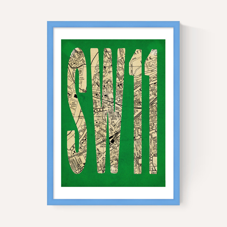 SW11 Postcode Map