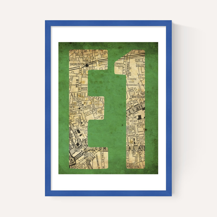 E1 Postcode Map