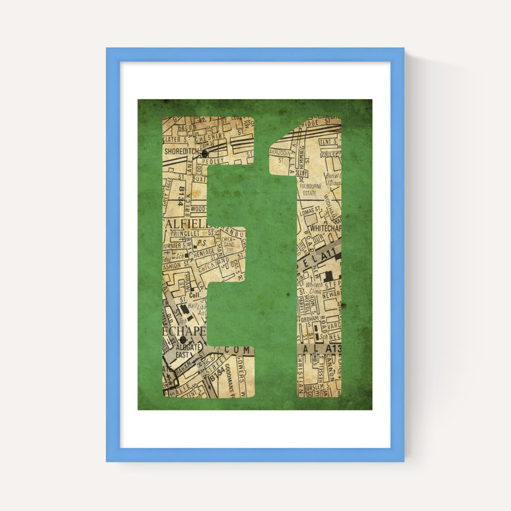 E1 Postcode Map