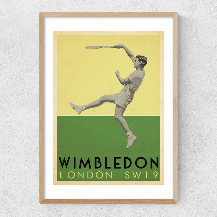 Wimbledon Southfields Narrow Oak Frame