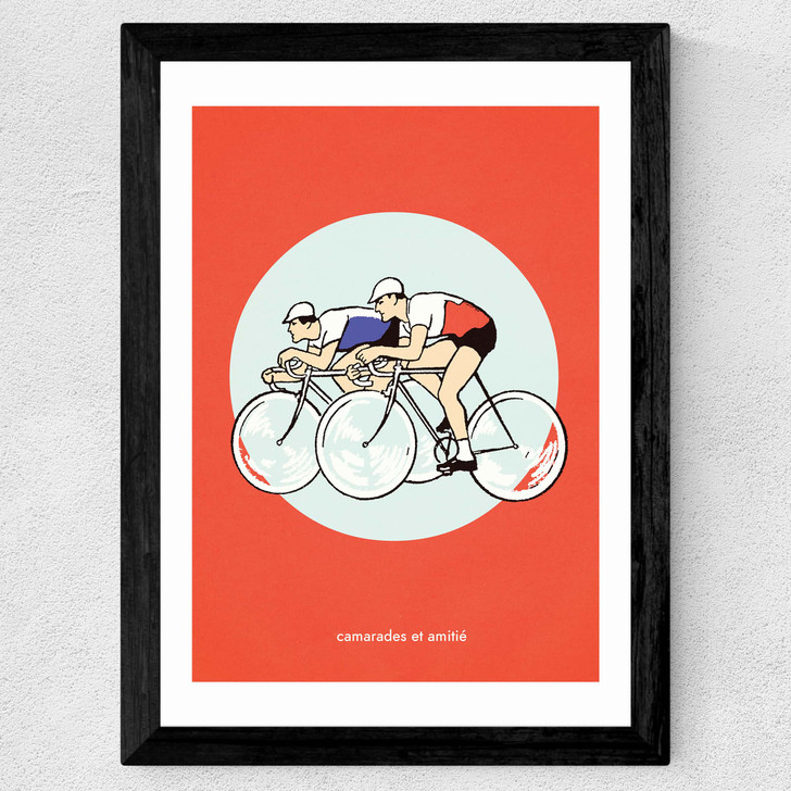 Tour De France Wide Black Frame Tour De France Wide Black Frame