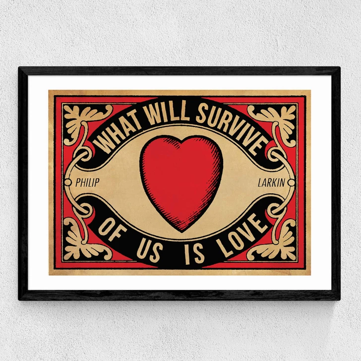 Arundel Tomb Medium Black Frame