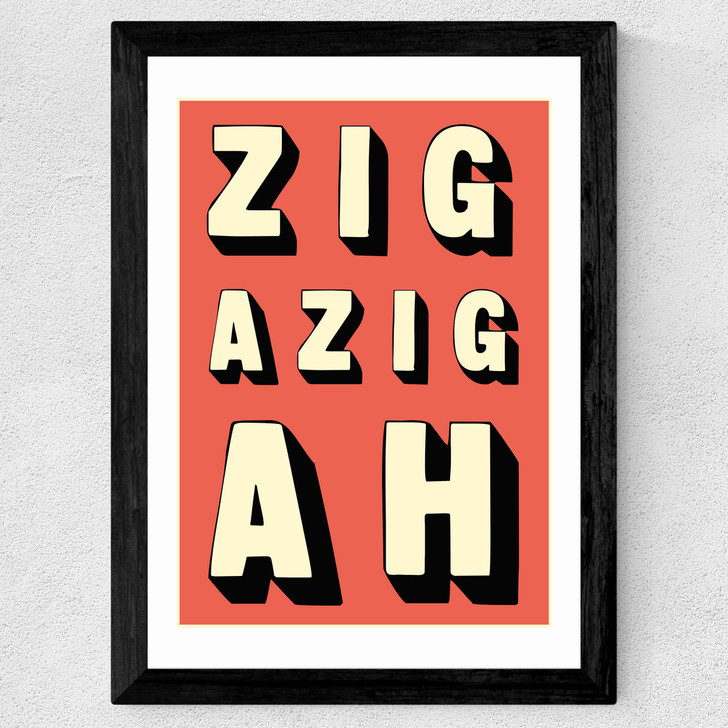 Zigazigah Wide Black Frame Zigazigah Wide Black Frame