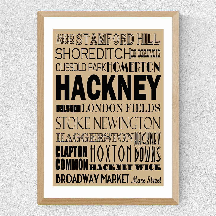 Hackney Hoxton Medium Oak Frame Hackney Hoxton Medium Oak Frame