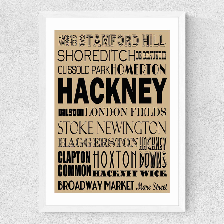 Hackney Hoxton Medium White Frame Hackney Hoxton Medium White Frame