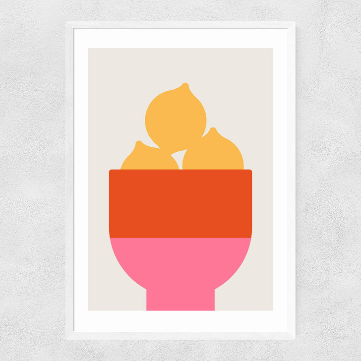 Lemons by Bo Lundberg Narrow White Frame Lemons by Bo Lundberg Narrow White Frame