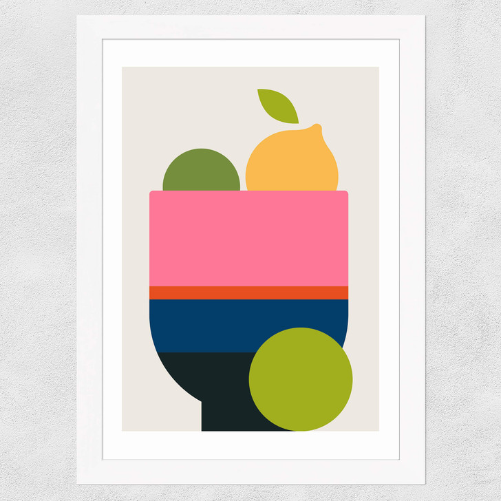 Citrus Wide White Frame