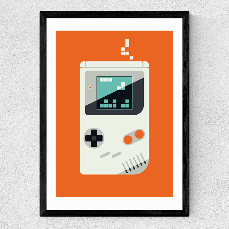 Old School Gamer Medium Black Frame Old School Gamer Medium Black Frame