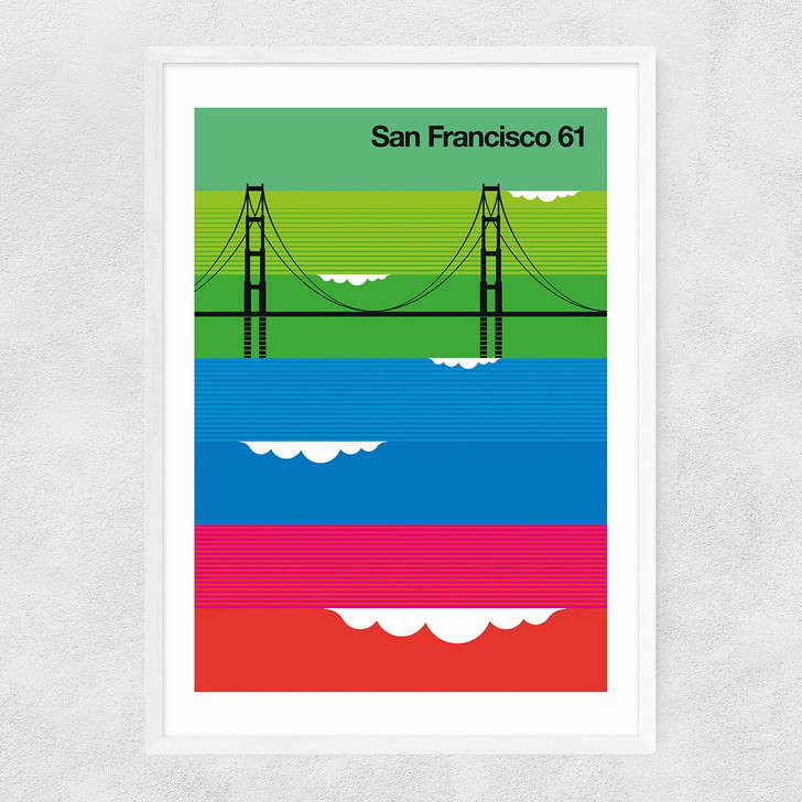 San Franscisco 61 Narrow White Frame San Franscisco 61 Narrow White Frame