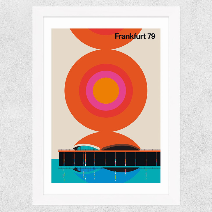 Frankfurt 79 Wide White Frame Frankfurt 79 Wide White Frame