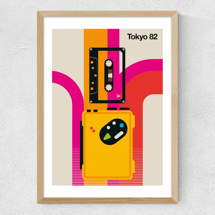 Tokyo 82 Medium Oak Frame