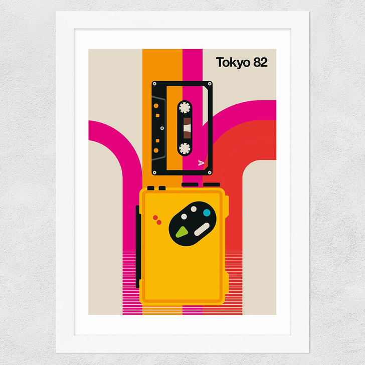 Tokyo 82 Wide White Frame