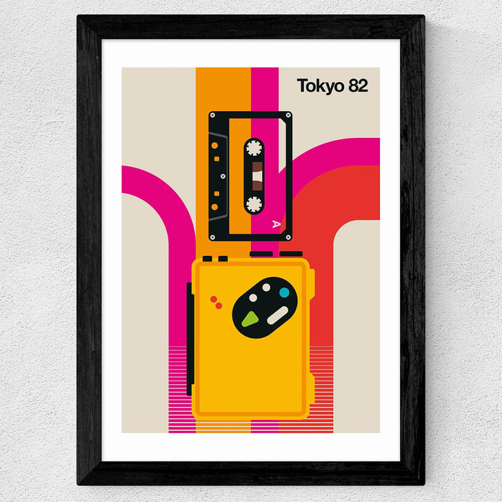 Tokyo 82 Wide Black Frame